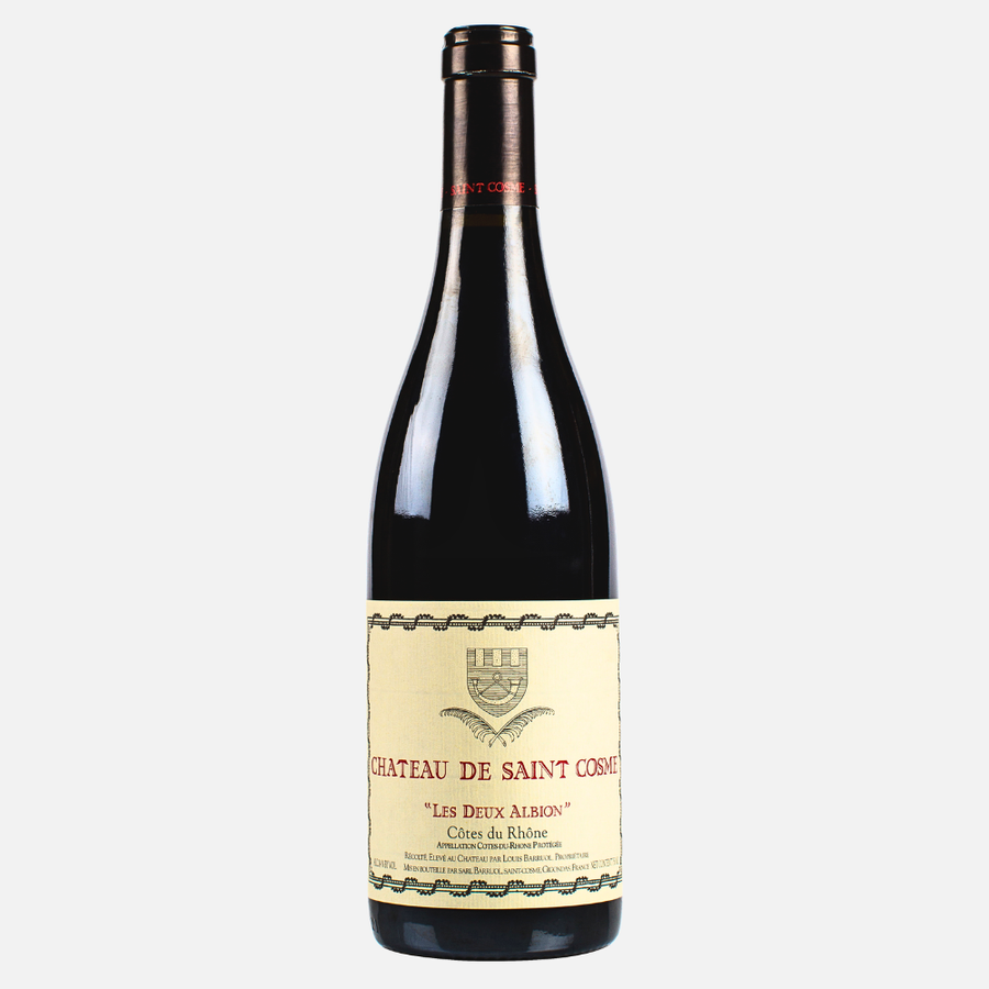 Rượu Vang Đỏ Chateau De Saint Cosme Cotes Du Rhone Les Deux Albion